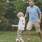 a family playing soccer