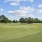a golf course with trees