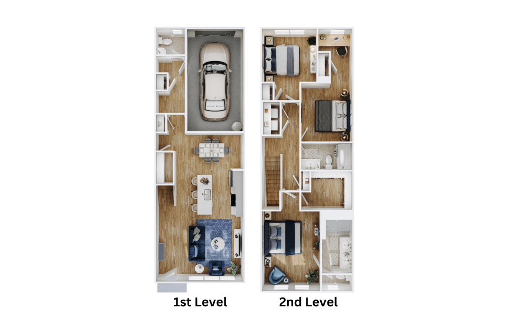 Clover Floor Plans Diagram 