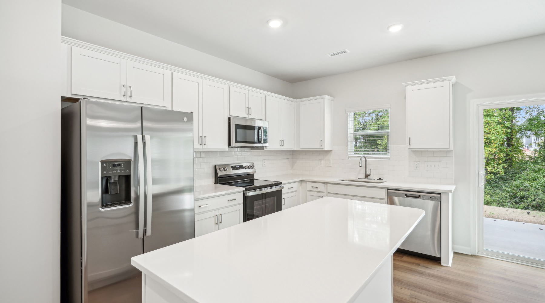 The Meriwether kitchen with large island