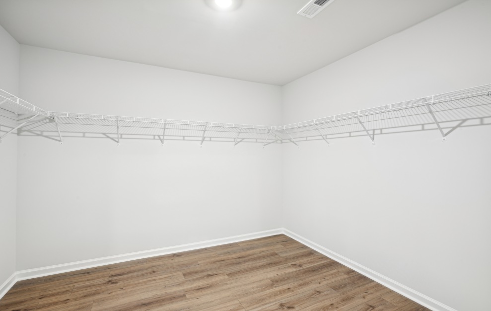 Lancaster - 4 bedroom floorplan layout with 2.5 baths and 2160 square feet. (Closet / 3D)